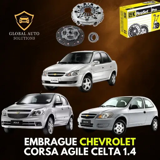 EMBRAGUE CORSA AGILE CELTA 1.4 ORIGINAL LUK
